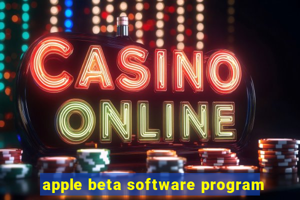 apple beta software program